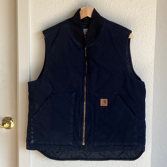 Carhartt Midnight Sandstone Duck Arctic Vest - Picture 1 of 16